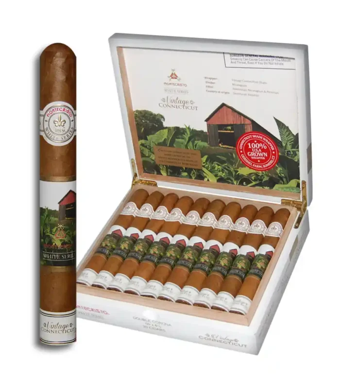 Montecristo White Vintage Connecticut Double Corona